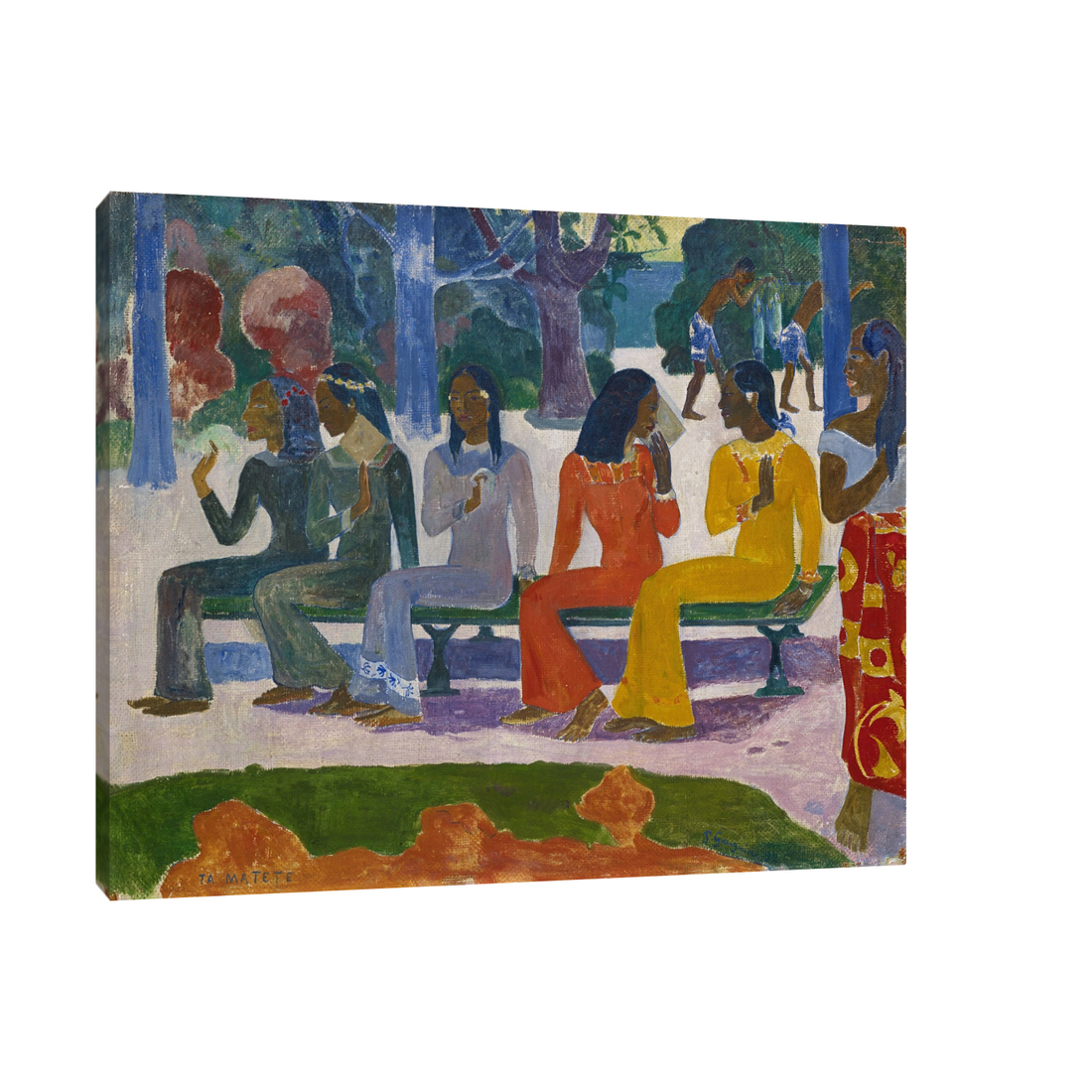 Umetnička slika ​The Market, Paul Gauguin na platnu - NS Canvas Shop