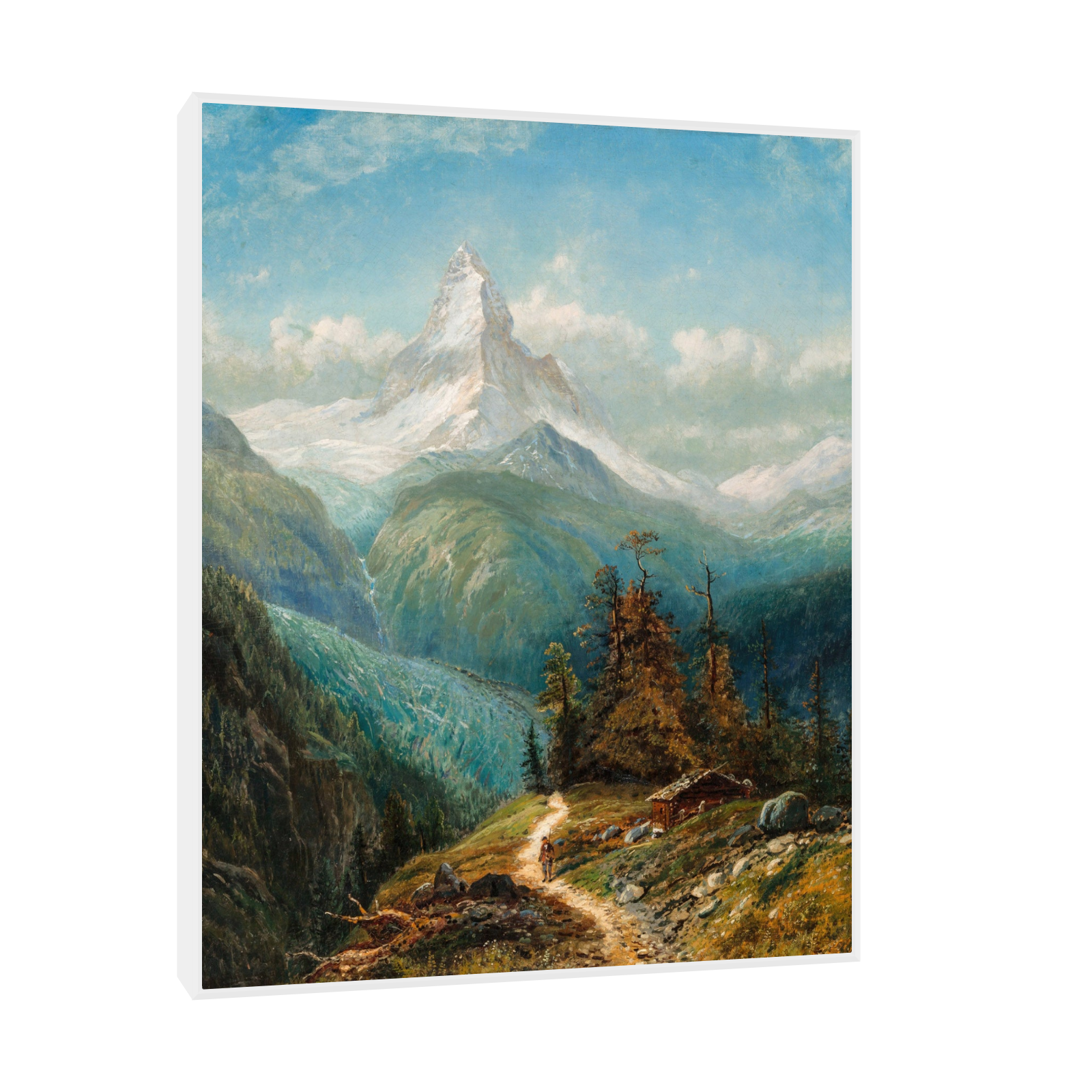 Umetnička slika ​The Matterhorn, Edmund Darch Lewis na platnu - NS Canvas Shop