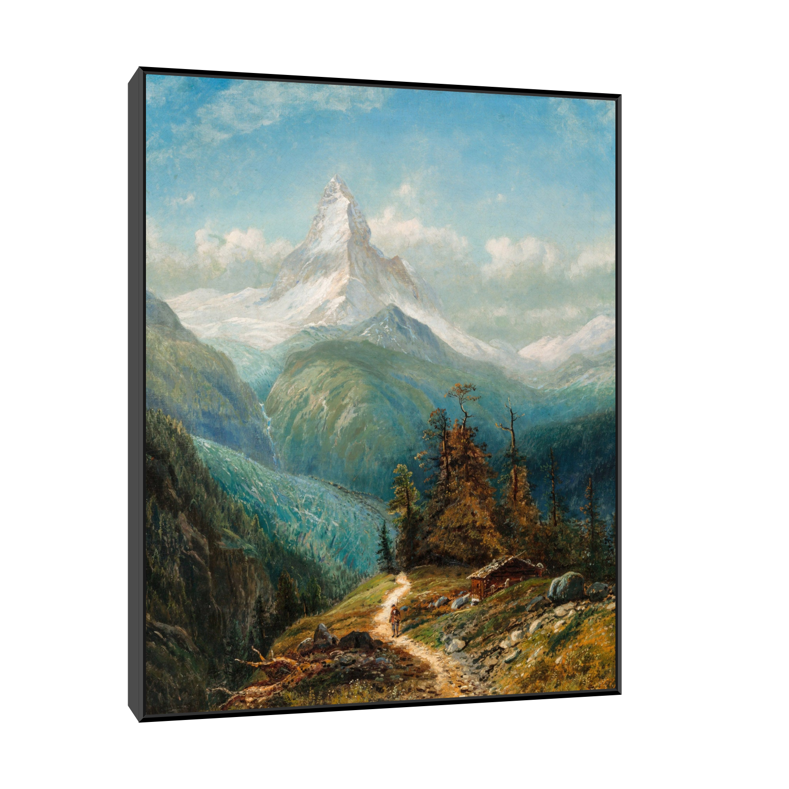 Umetnička slika ​The Matterhorn, Edmund Darch Lewis na platnu - NS Canvas Shop