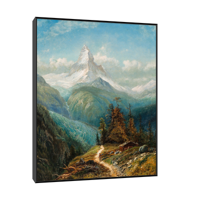 Umetnička slika ​The Matterhorn, Edmund Darch Lewis na platnu - NS Canvas Shop