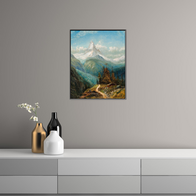 Umetnička slika ​The Matterhorn, Edmund Darch Lewis na platnu - NS Canvas Shop