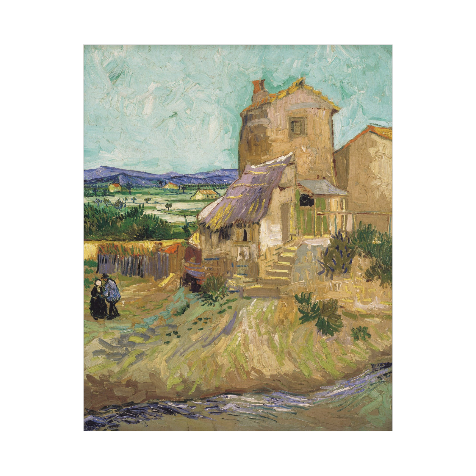 Umetnička slika ​The Old Mill, Vincent van Gogh na platnu - NS Canvas Shop
