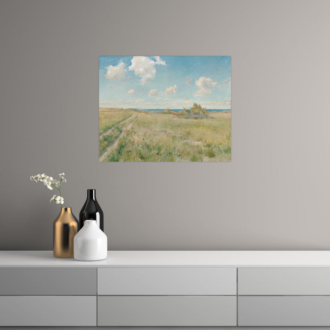 Umetnička slika ​The Old Road to the Sea, William Merritt Chase na platnu - NS Canvas Shop