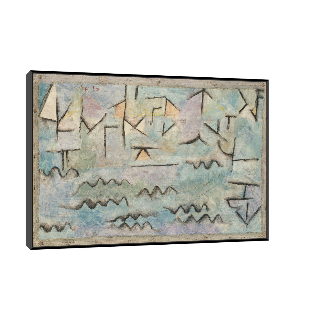 Umetnička slika ​The Rhine at Duisburg, Paul Klee na platnu - NS Canvas Shop