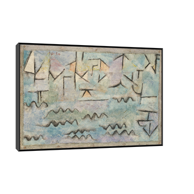 Umetnička slika ​The Rhine at Duisburg, Paul Klee na platnu - NS Canvas Shop