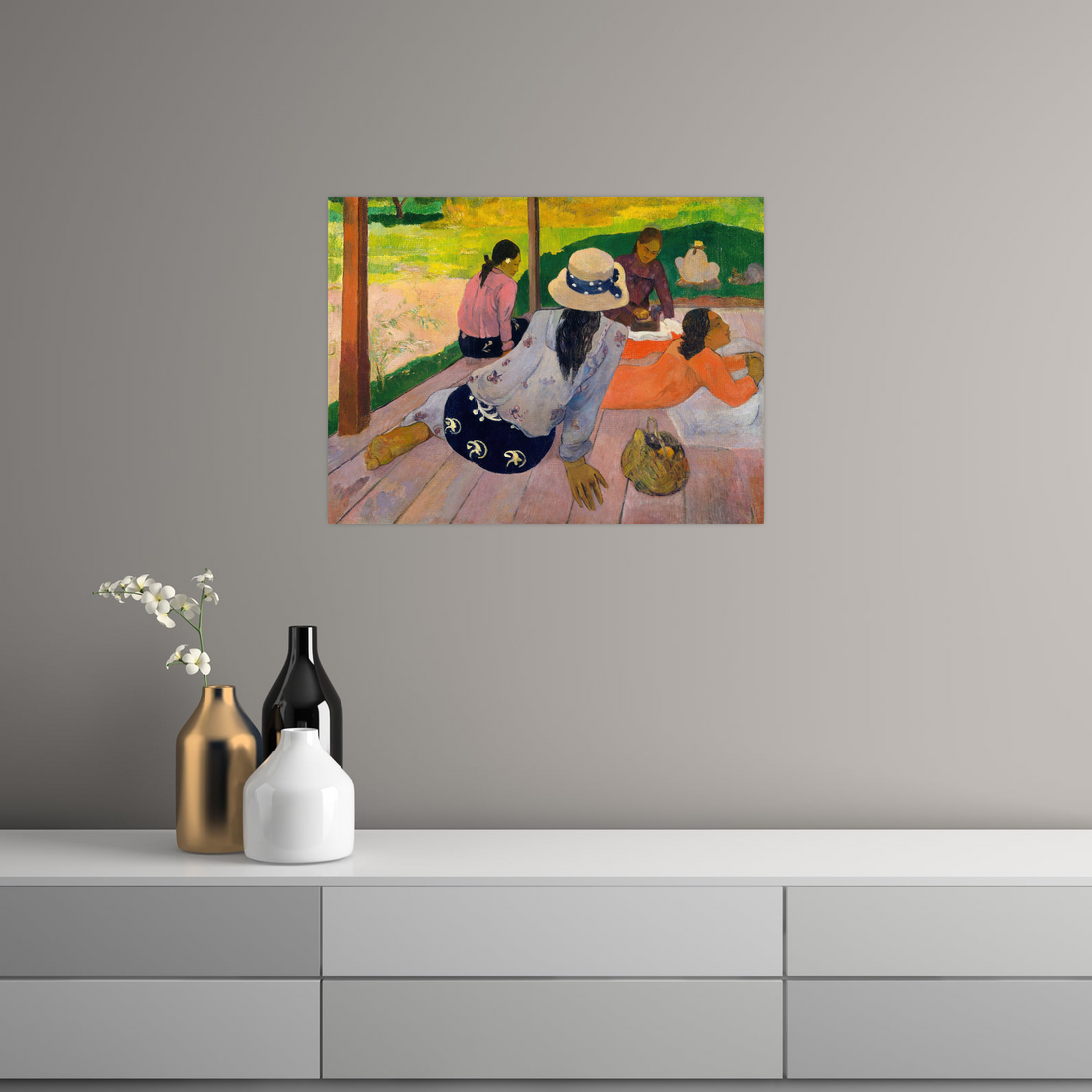 Umetnička slika ​The Siesta, Paul Gauguin na platnu - NS Canvas Shop