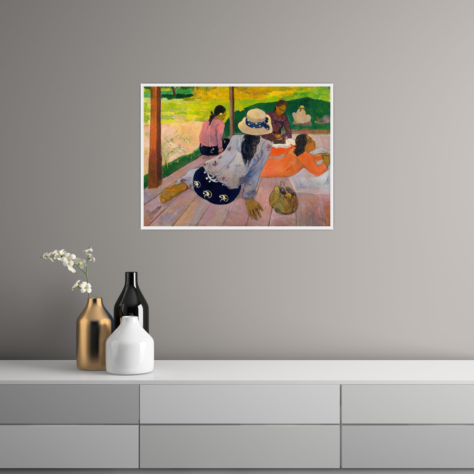 Umetnička slika ​The Siesta, Paul Gauguin na platnu - NS Canvas Shop