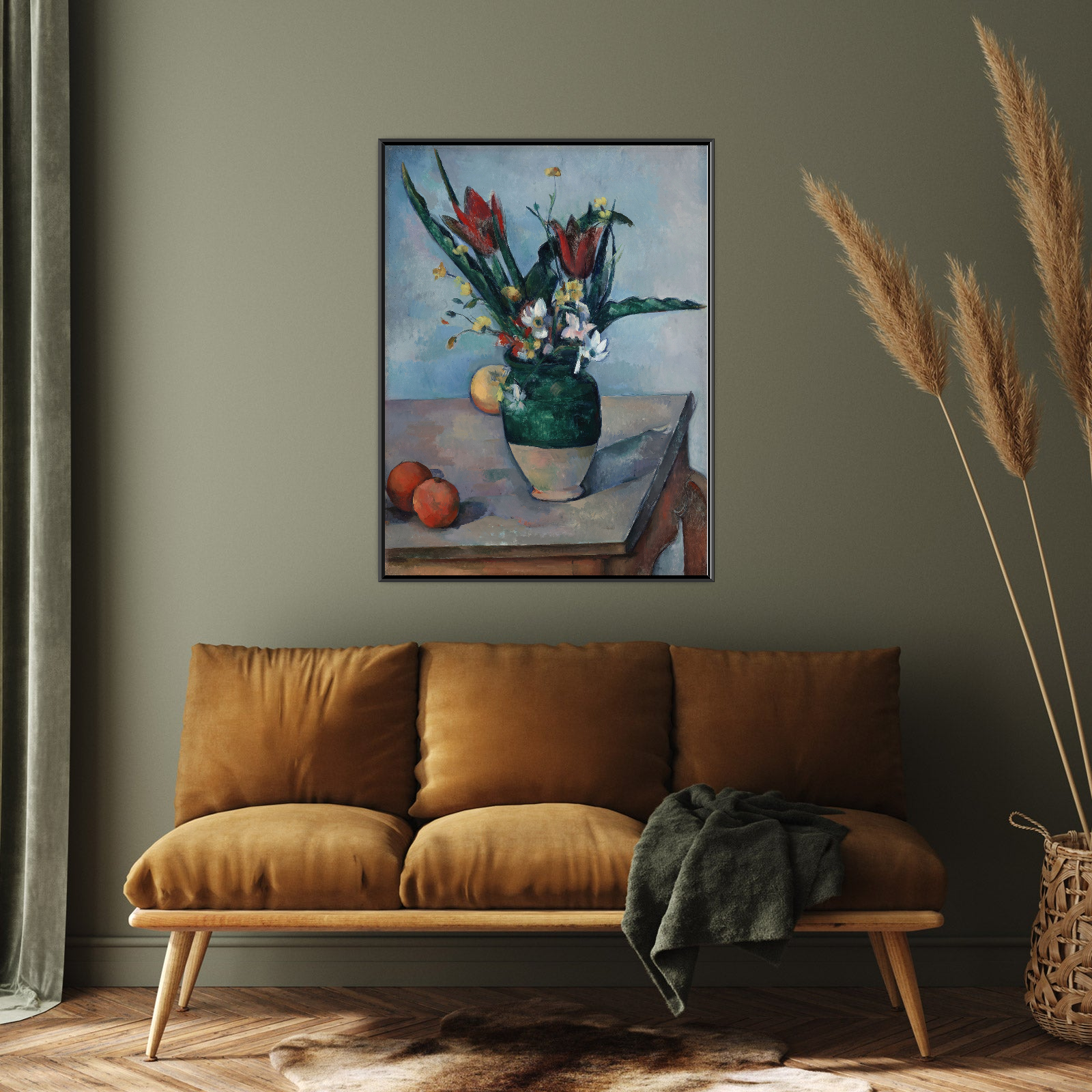 Umetnička slika ​The Vase of Tulips, Paul Cézanne na platnu - NS Canvas Shop