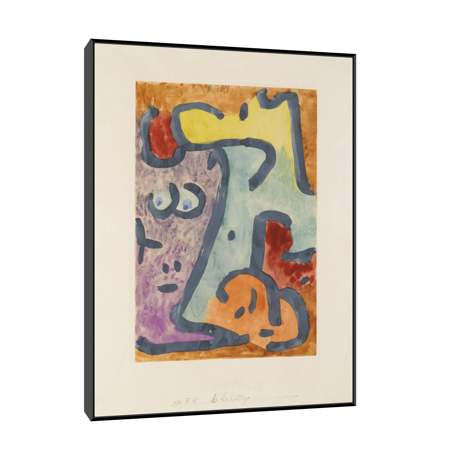 Umetnička slika ​The shadowy one, Paul Klee na platnu - NS Canvas Shop