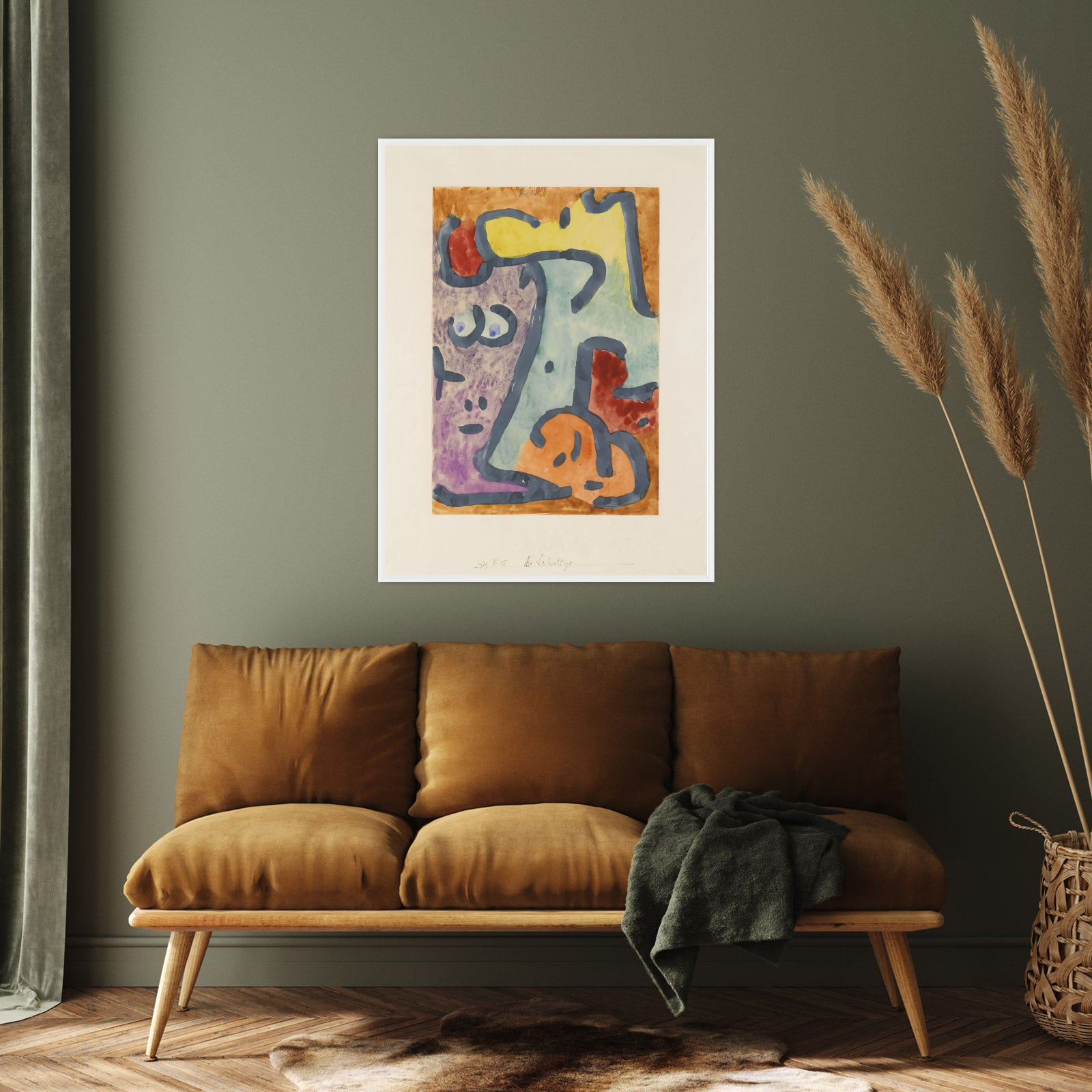 Umetnička slika ​The shadowy one, Paul Klee na platnu - NS Canvas Shop