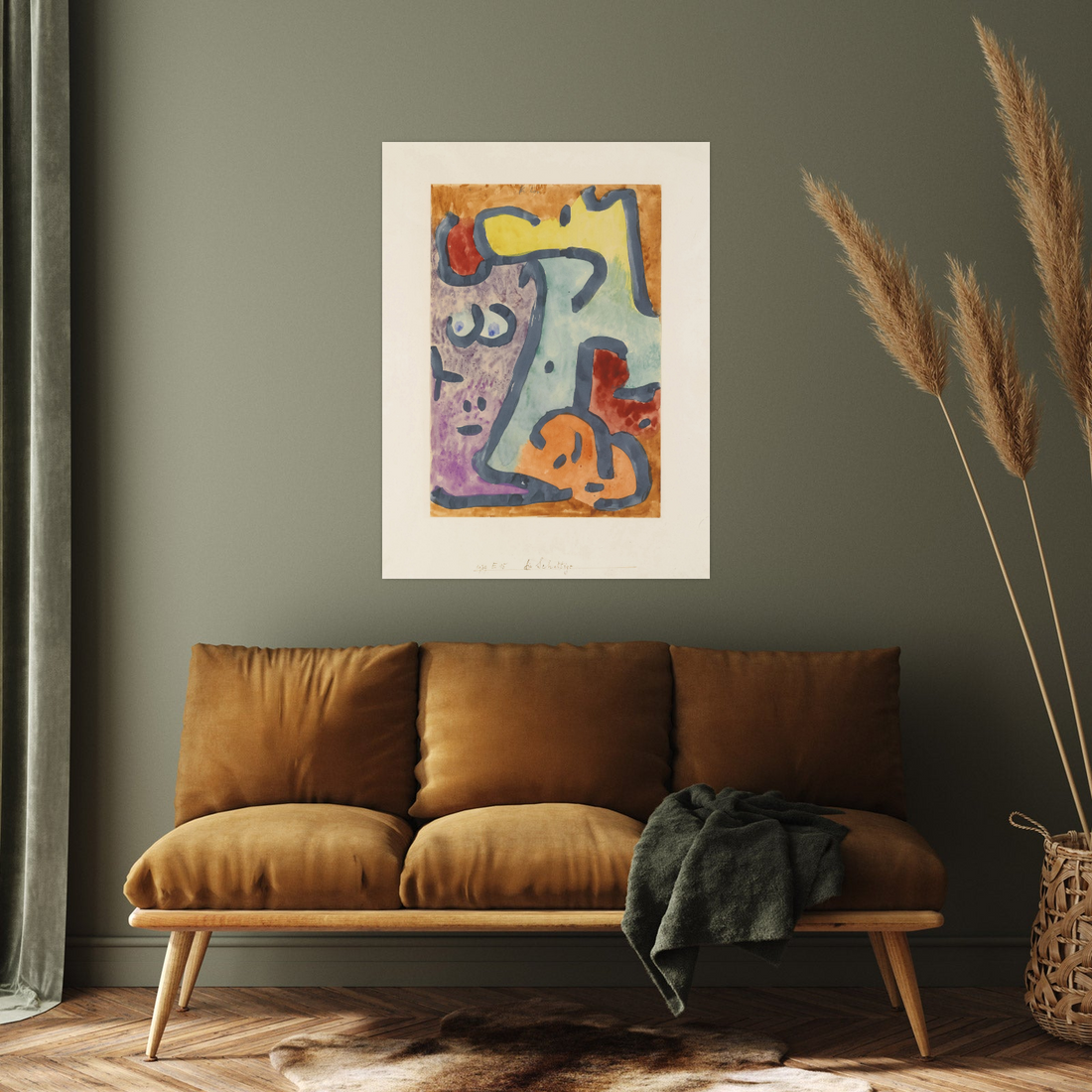 Umetnička slika ​The shadowy one, Paul Klee na platnu - NS Canvas Shop