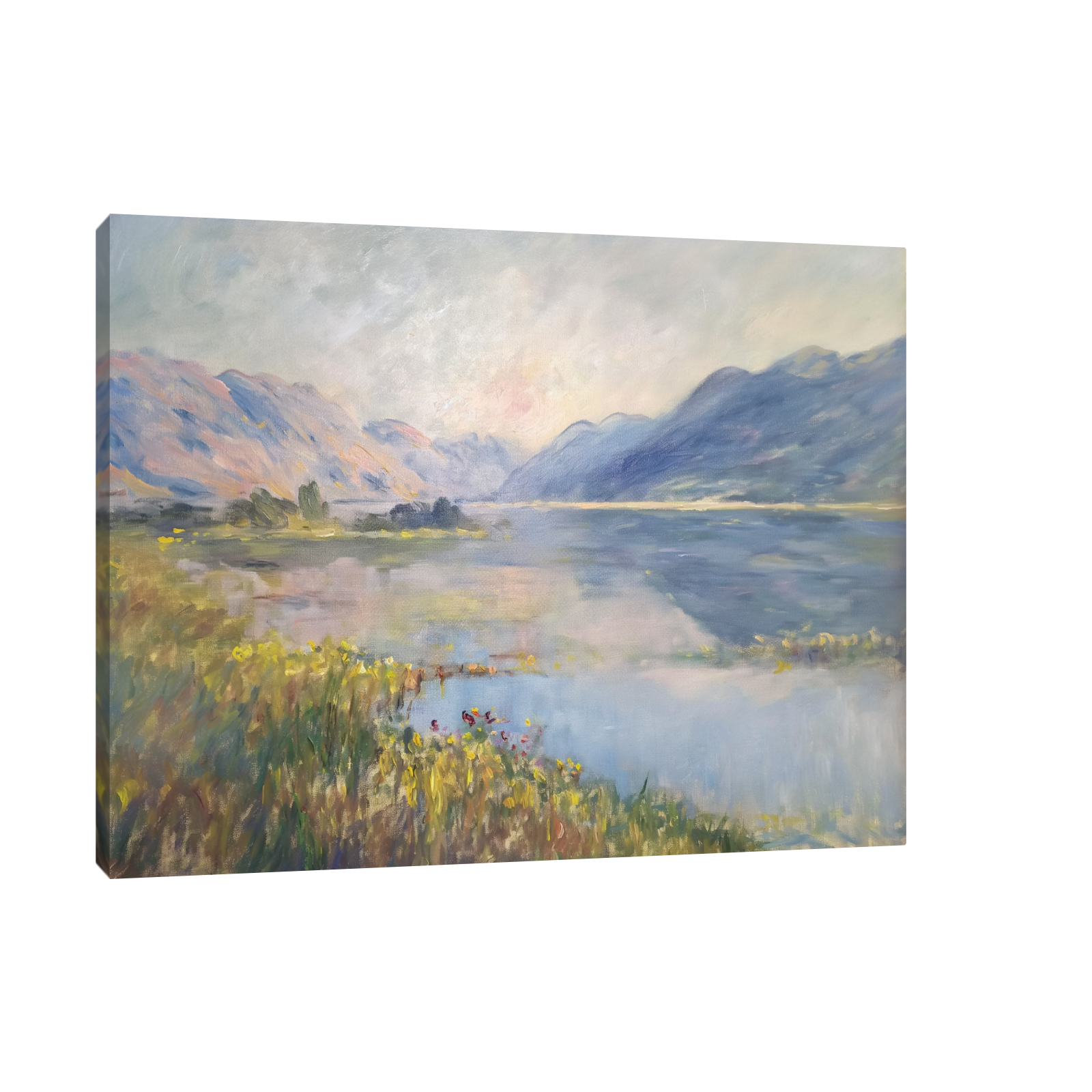 Umetnička slika ​Tihi Zalazak na platnu - NS Canvas Shop