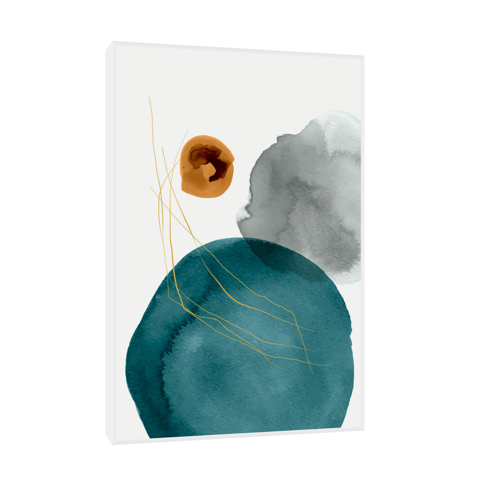 Umetnička slika ​Tri kruga na platnu - NS Canvas Shop