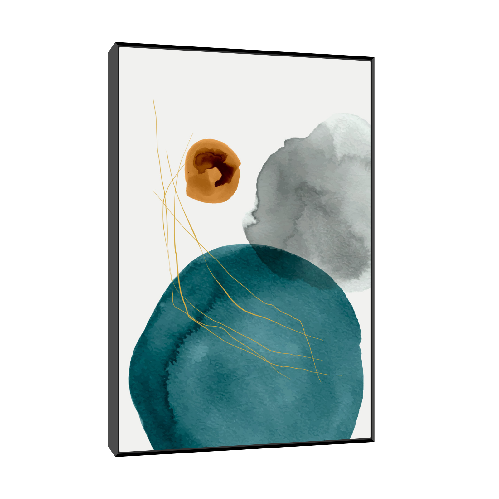 Umetnička slika ​Tri kruga na platnu - NS Canvas Shop