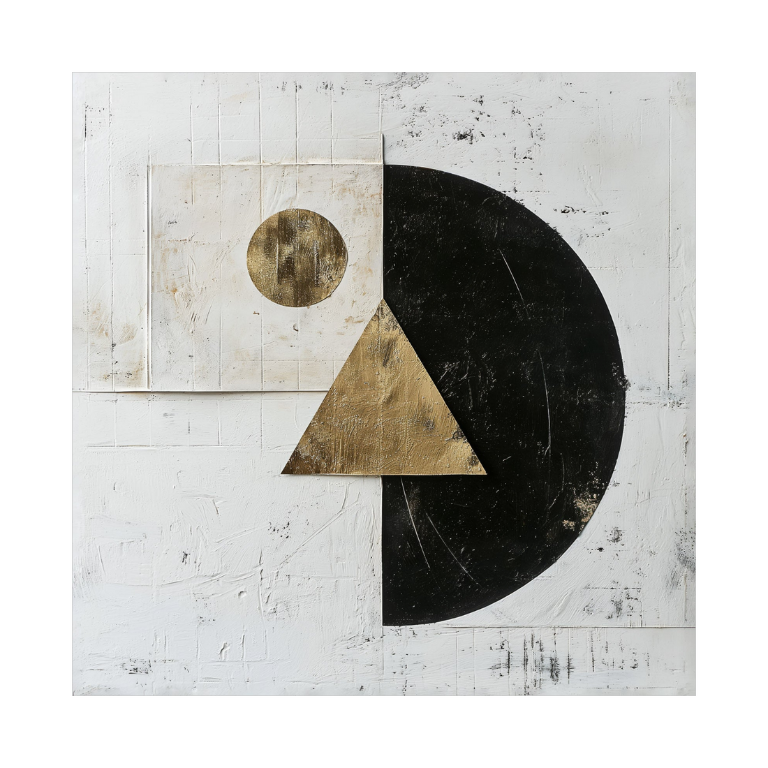 Umetnička slika ​Triangle na platnu - NS Canvas Shop