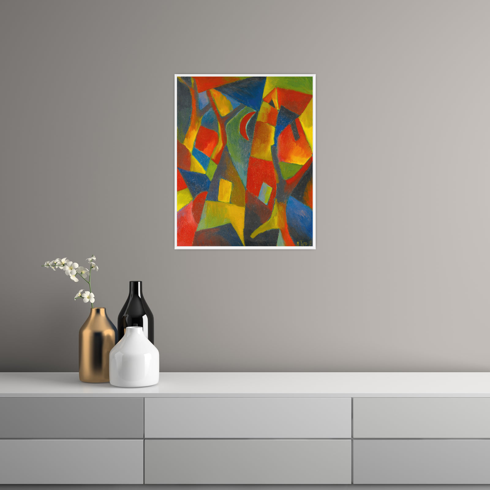 Umetnička slika ​Two Worlds, Arnold Topp na platnu - NS Canvas Shop