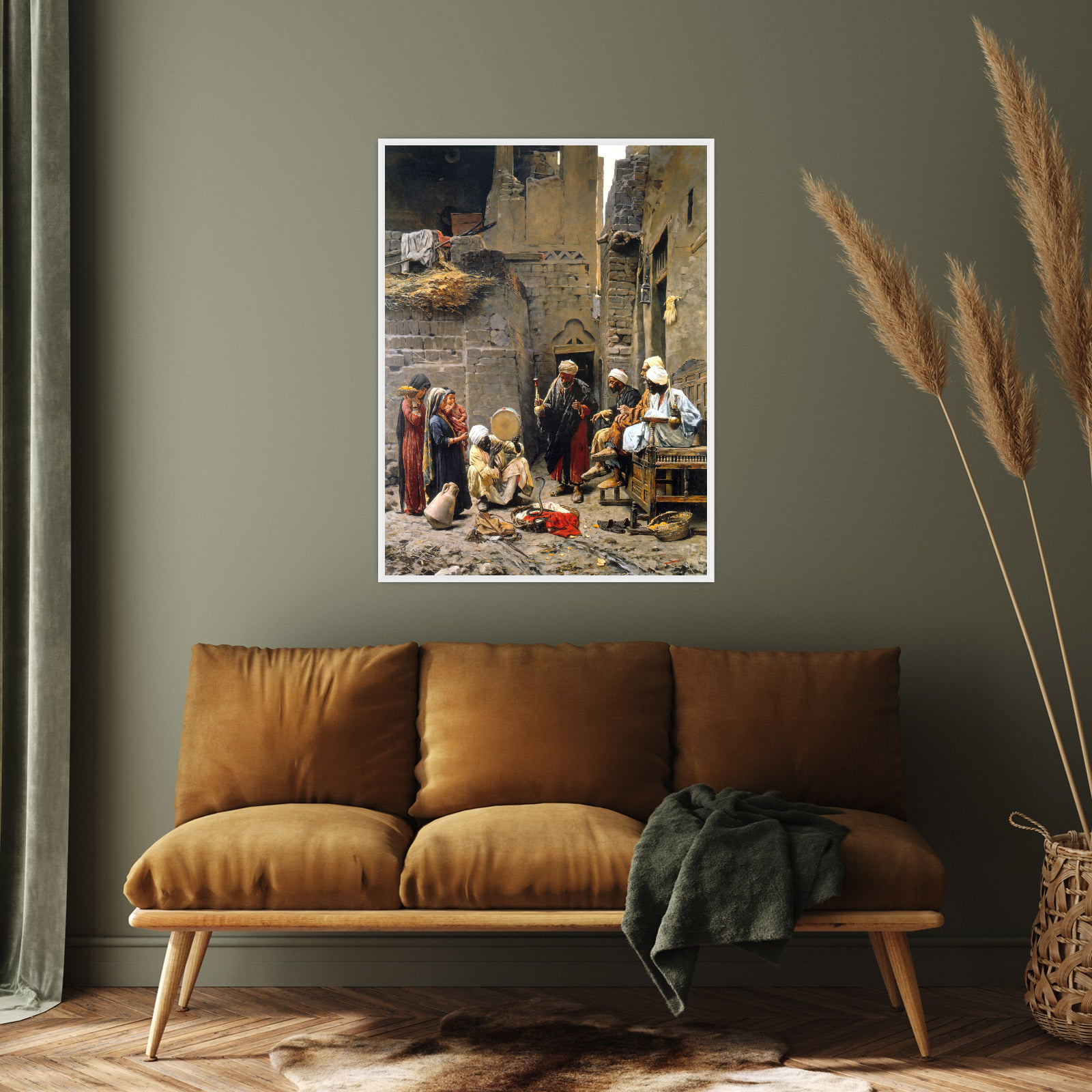 Umetnička slika ​Ukrotitelj zmija, Paja Jovanović na platnu - NS Canvas Shop