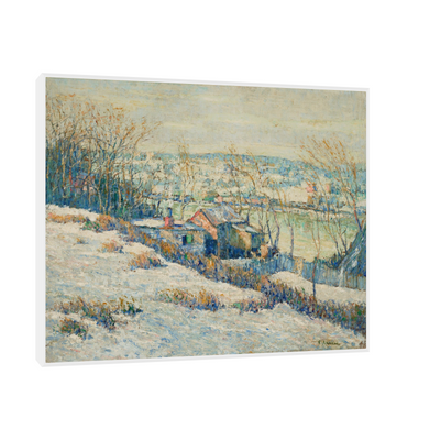 Umetnička slika ​Upper Harlem River—Winter, Ernest Lawson na platnu - NS Canvas Shop