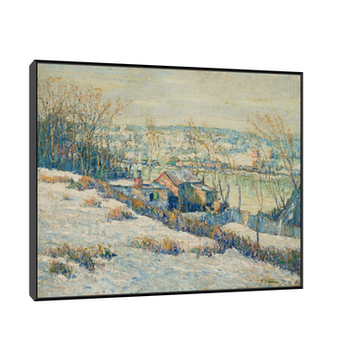 Umetnička slika ​Upper Harlem River—Winter, Ernest Lawson na platnu - NS Canvas Shop