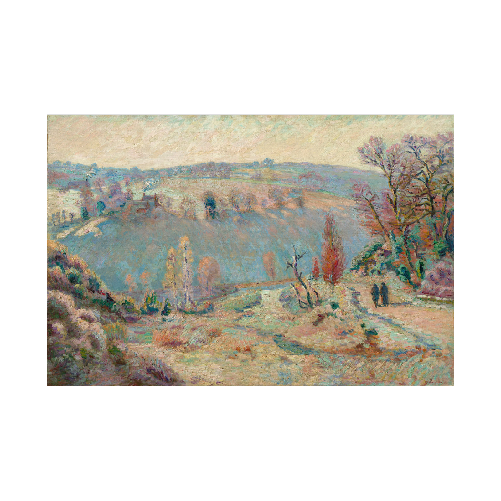 Umetnička slika ​Valley of the Sédelle, Armand Guillaumin na platnu - NS Canvas Shop
