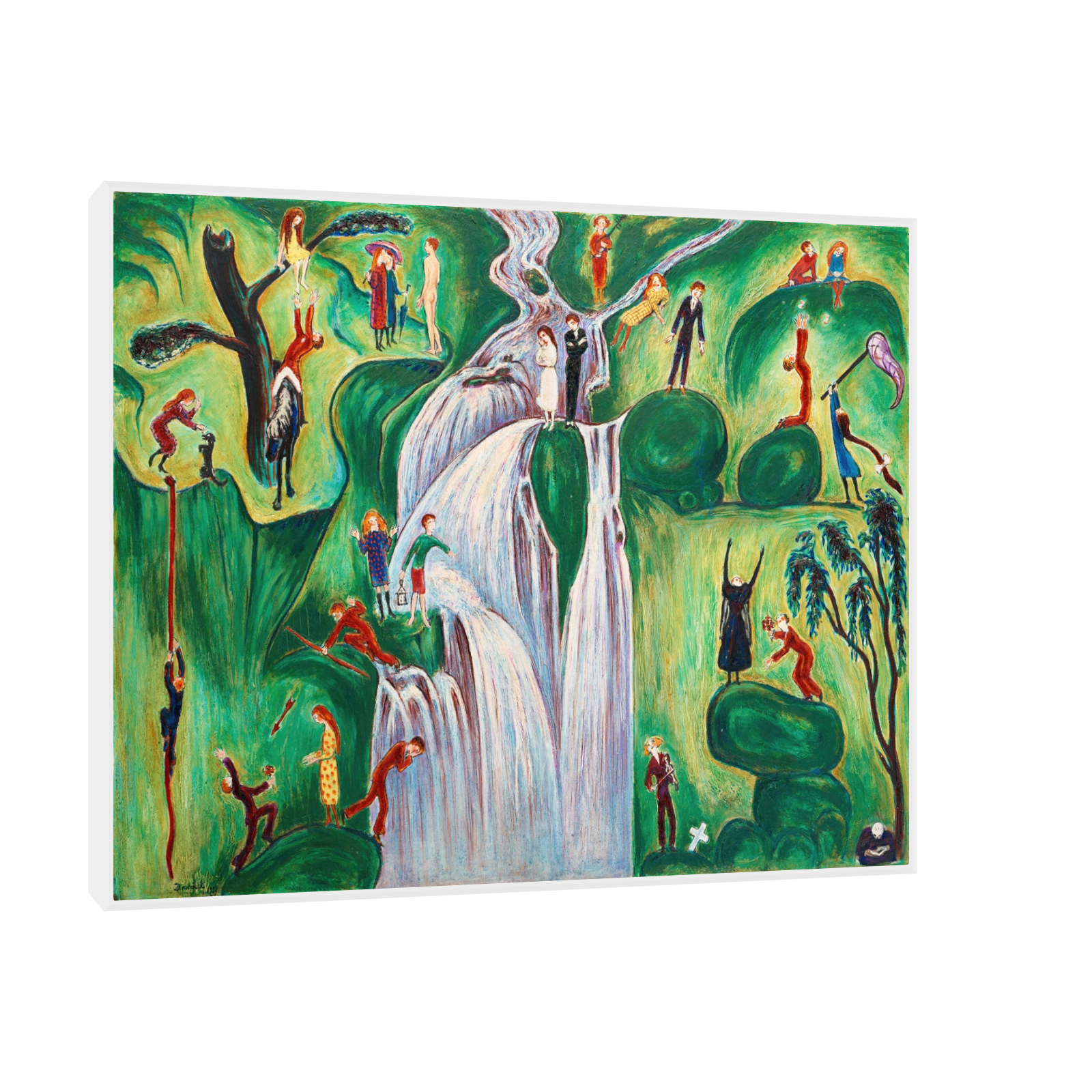 Umetnička slika ​Vattenfallet, Nils Dardel na platnu - NS Canvas Shop