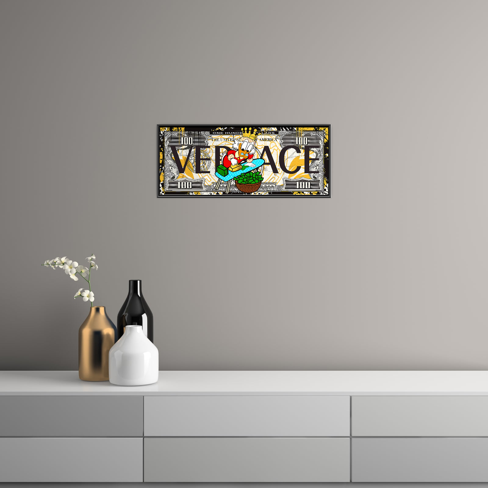 Versace Money Press – Pop Art Duck