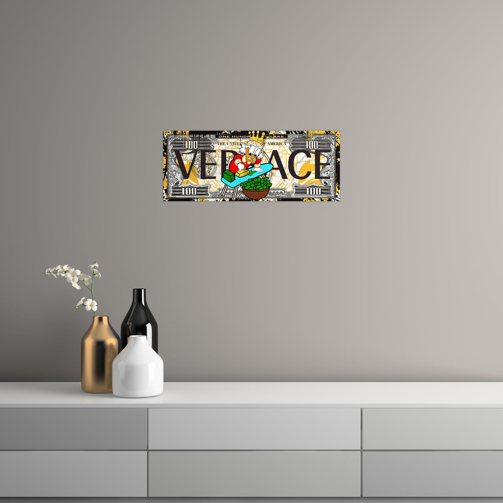 Versace Money Press – Pop Art Duck