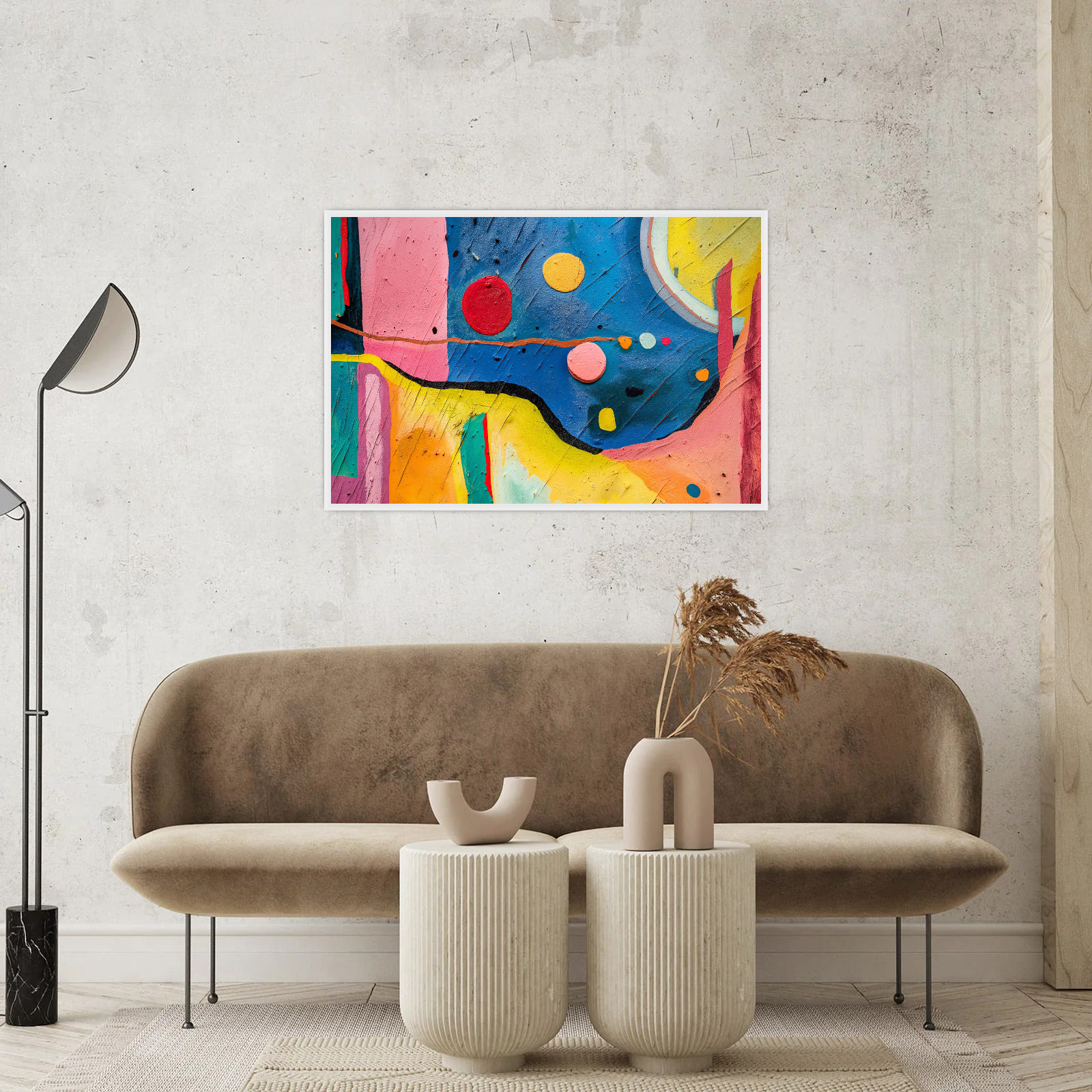 Umetnička slika ​Vibrantna Vizija na platnu - NS Canvas Shop