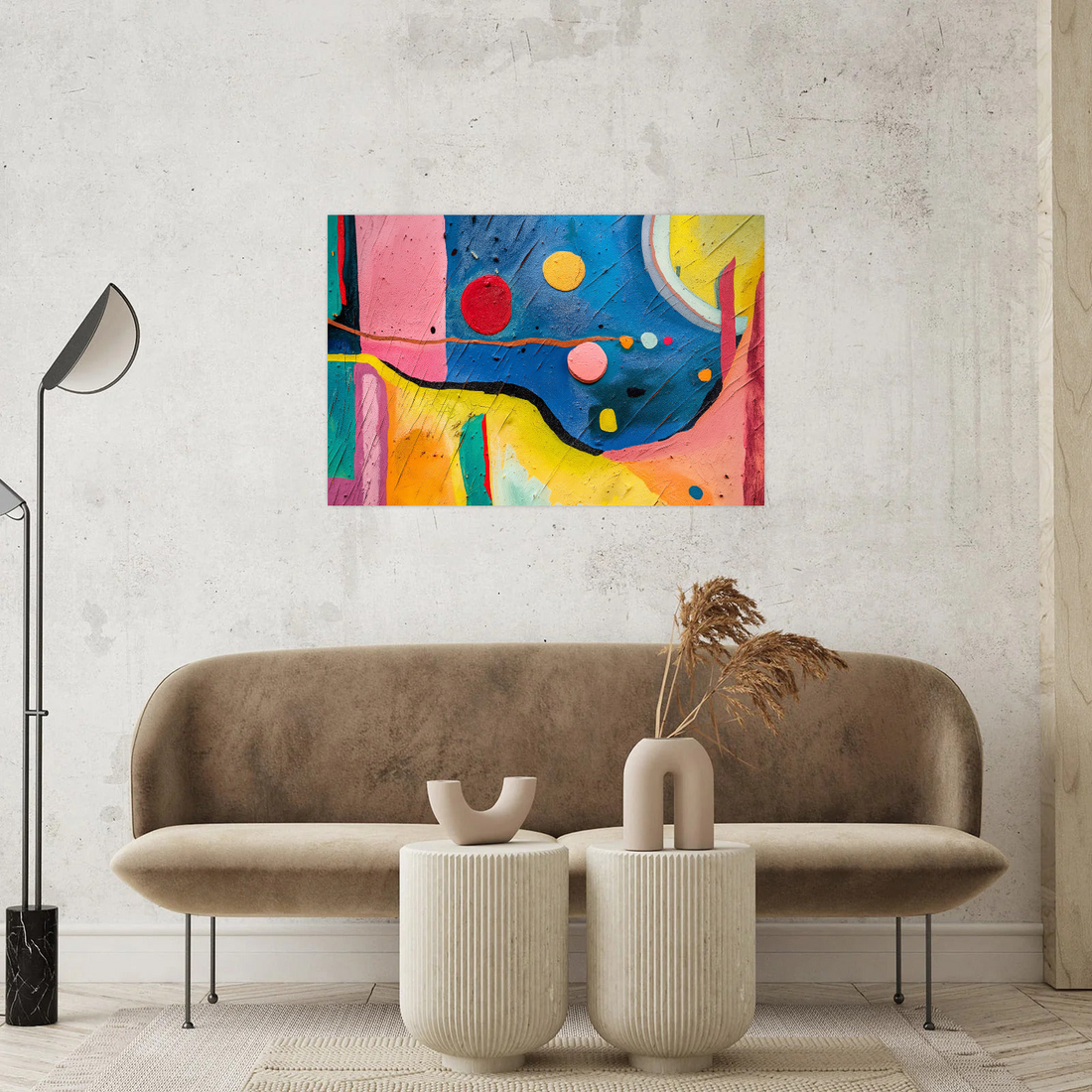 Umetnička slika ​Vibrantna Vizija na platnu - NS Canvas Shop