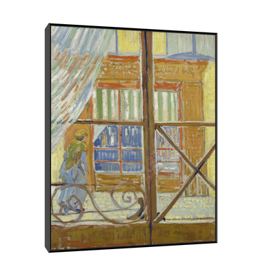 Umetnička slika ​View of a butcher’s shop, Vincent van Gogh na platnu - NS Canvas Shop