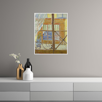 Umetnička slika ​View of a butcher’s shop, Vincent van Gogh na platnu - NS Canvas Shop