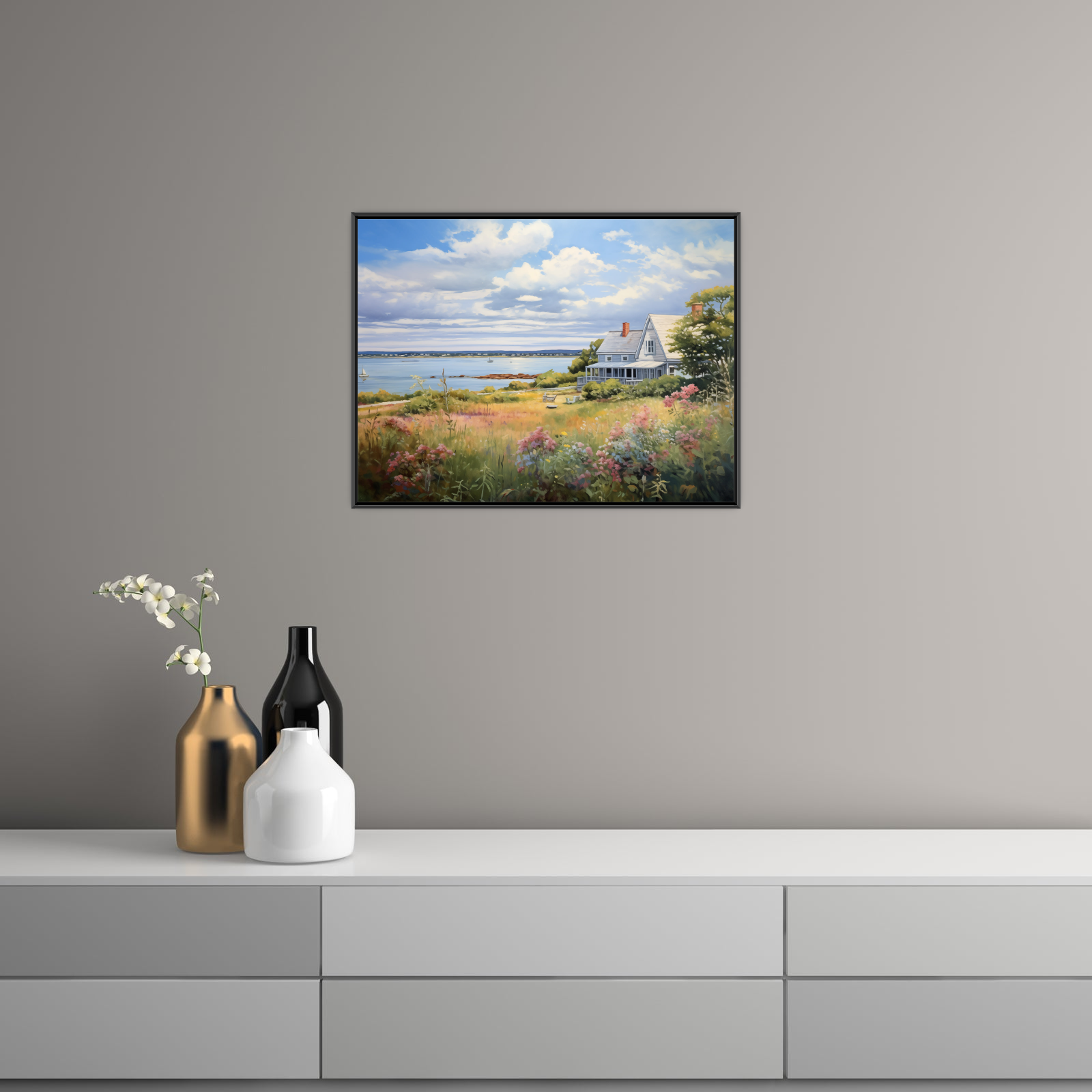 Umetnička slika ​Vinogradi II na platnu - NS Canvas Shop