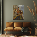 Umetnička slika ​Vojnik iz Crne Gore, Paja Jovanović na platnu - NS Canvas Shop