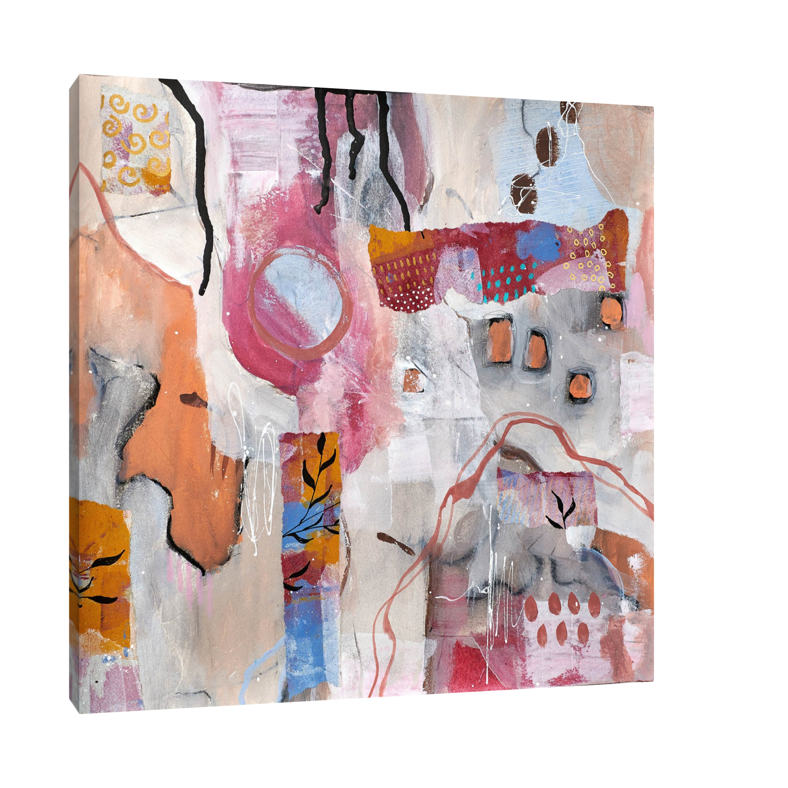 Umetnička slika ​Vrtlog Boja na platnu - NS Canvas Shop