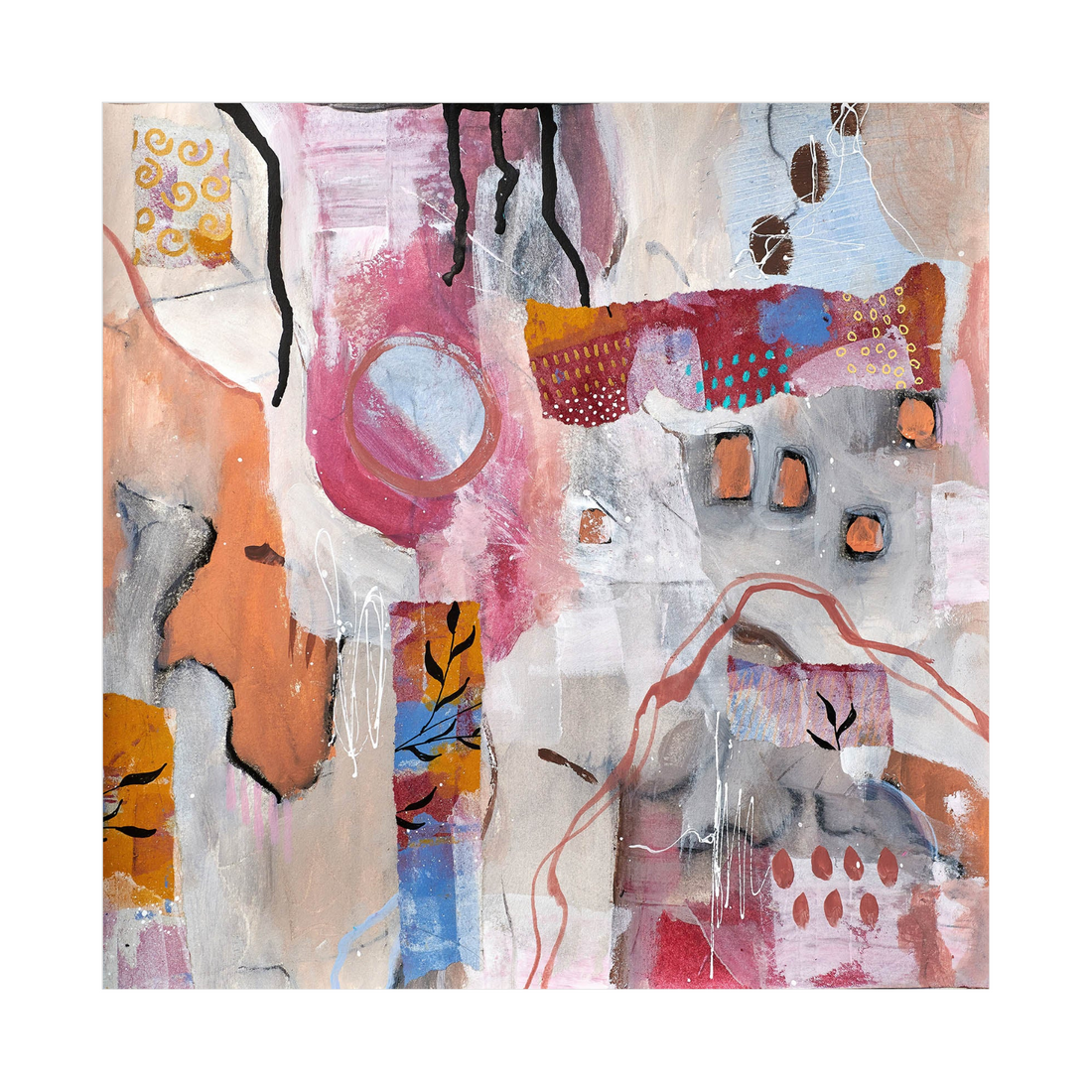 Umetnička slika ​Vrtlog Boja na platnu - NS Canvas Shop