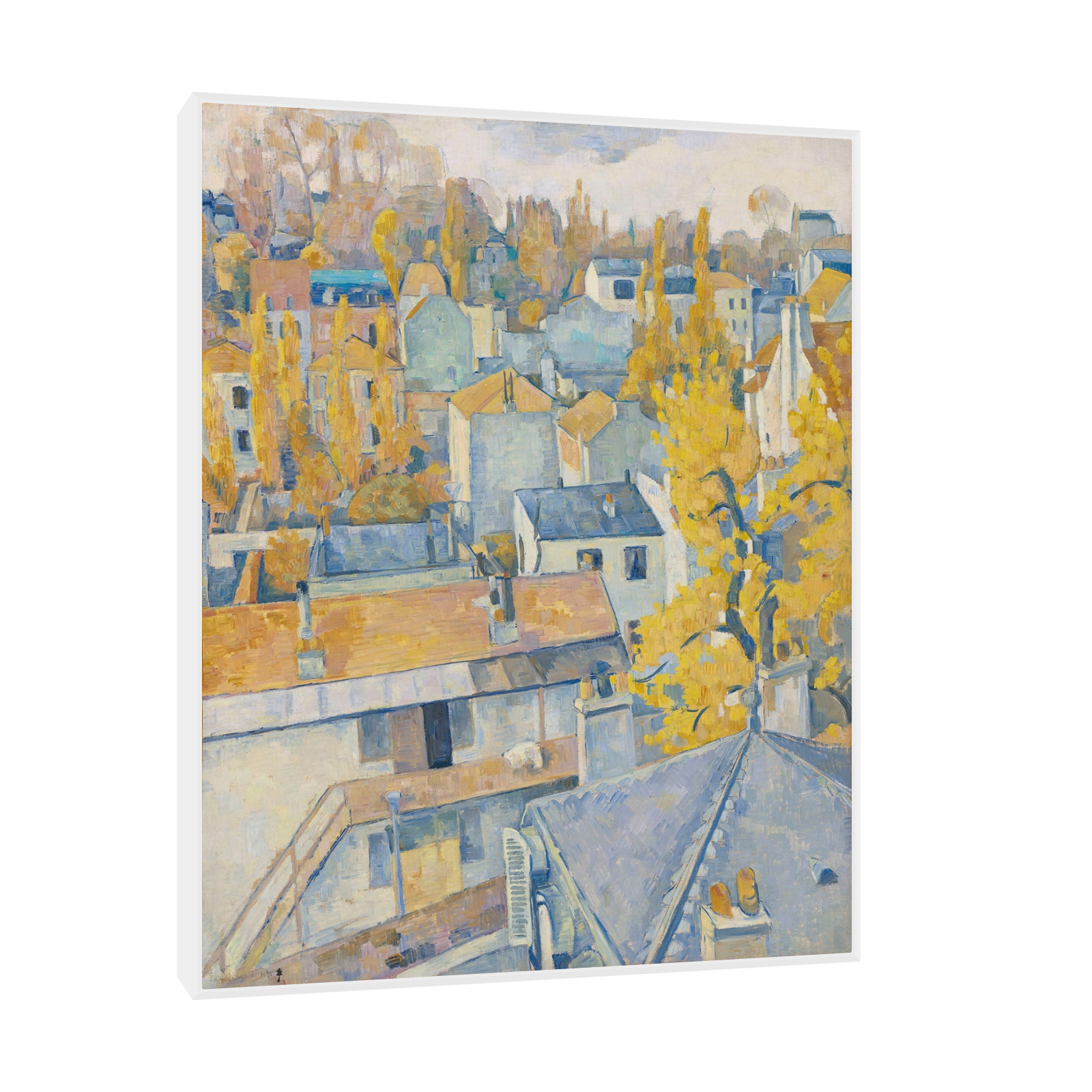 Umetnička slika ​Vue des toits, Emile Bernard na platnu - NS Canvas Shop