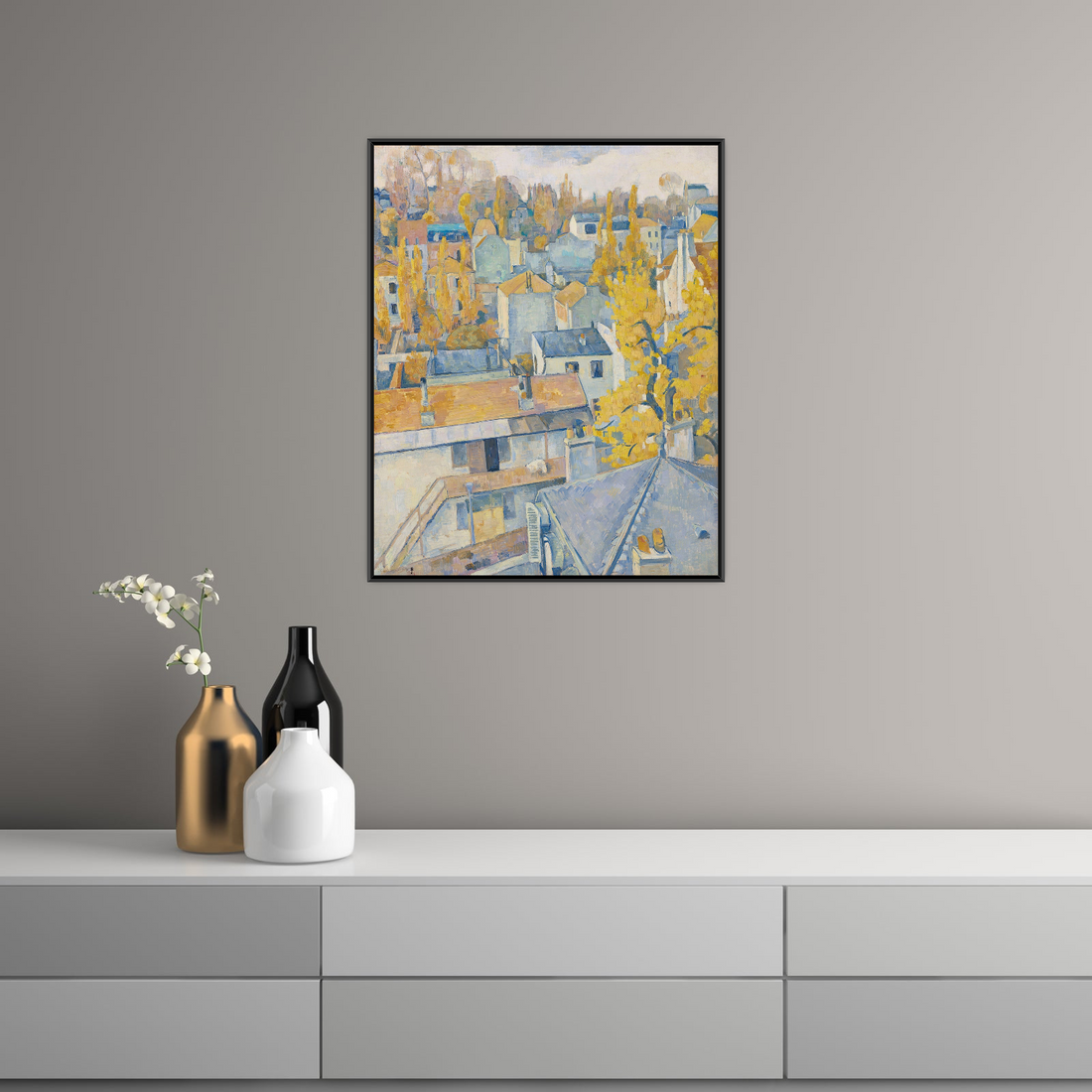 Umetnička slika ​Vue des toits, Emile Bernard na platnu - NS Canvas Shop