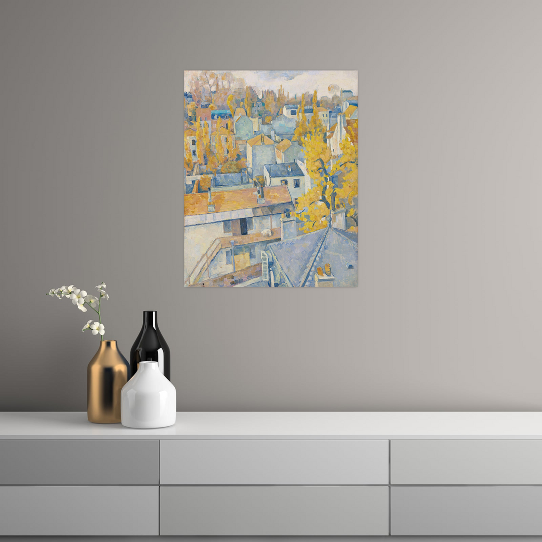 Umetnička slika ​Vue des toits, Emile Bernard na platnu - NS Canvas Shop