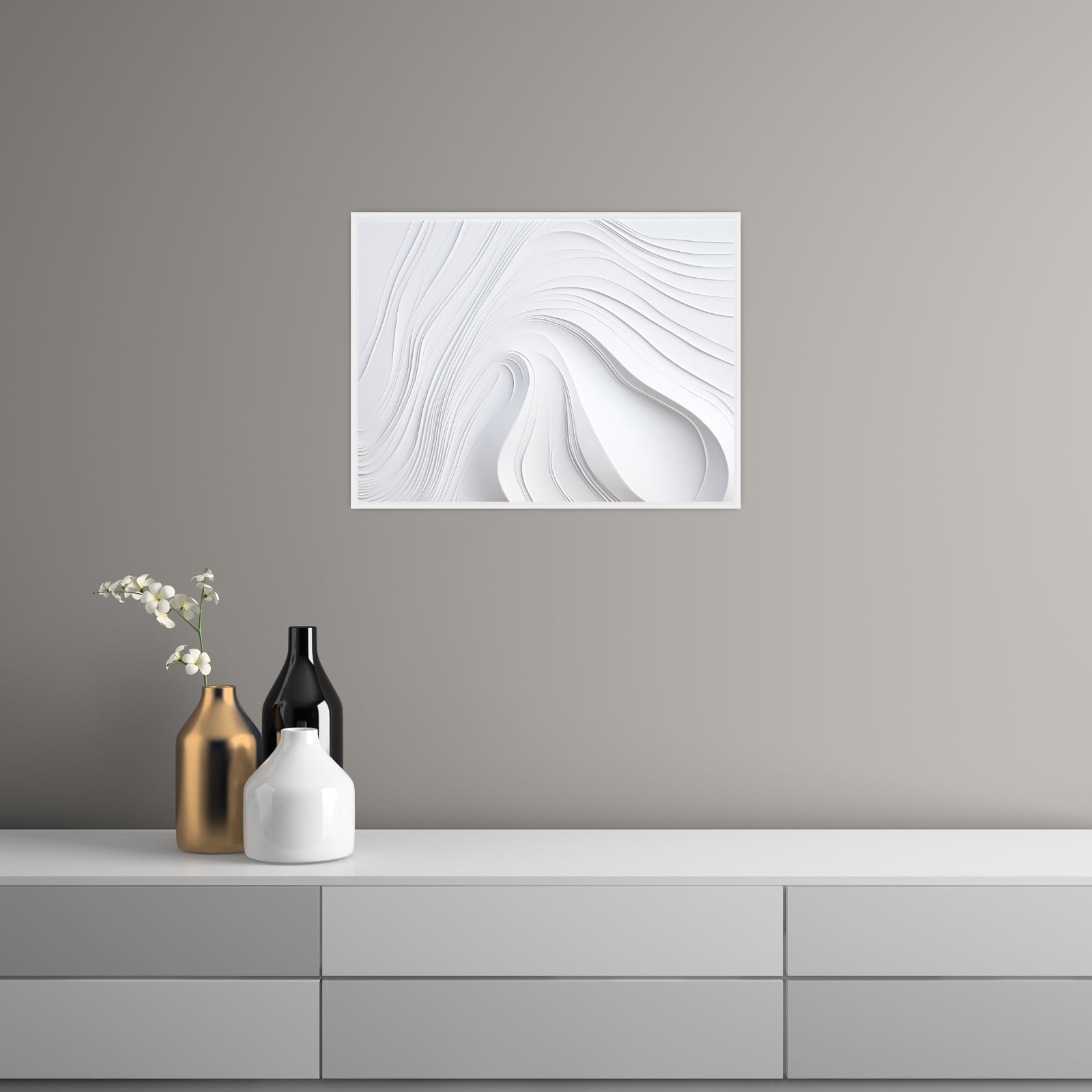 Umetnička slika ​Waves II na platnu - NS Canvas Shop