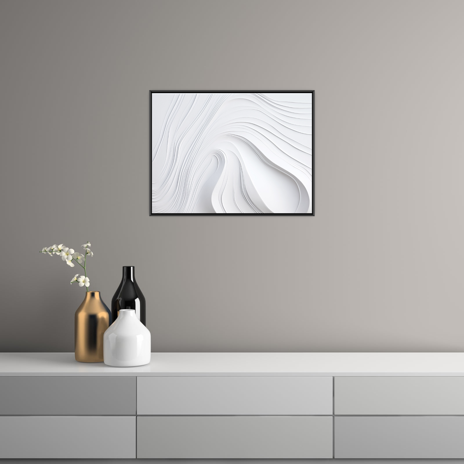 Umetnička slika ​Waves II na platnu - NS Canvas Shop