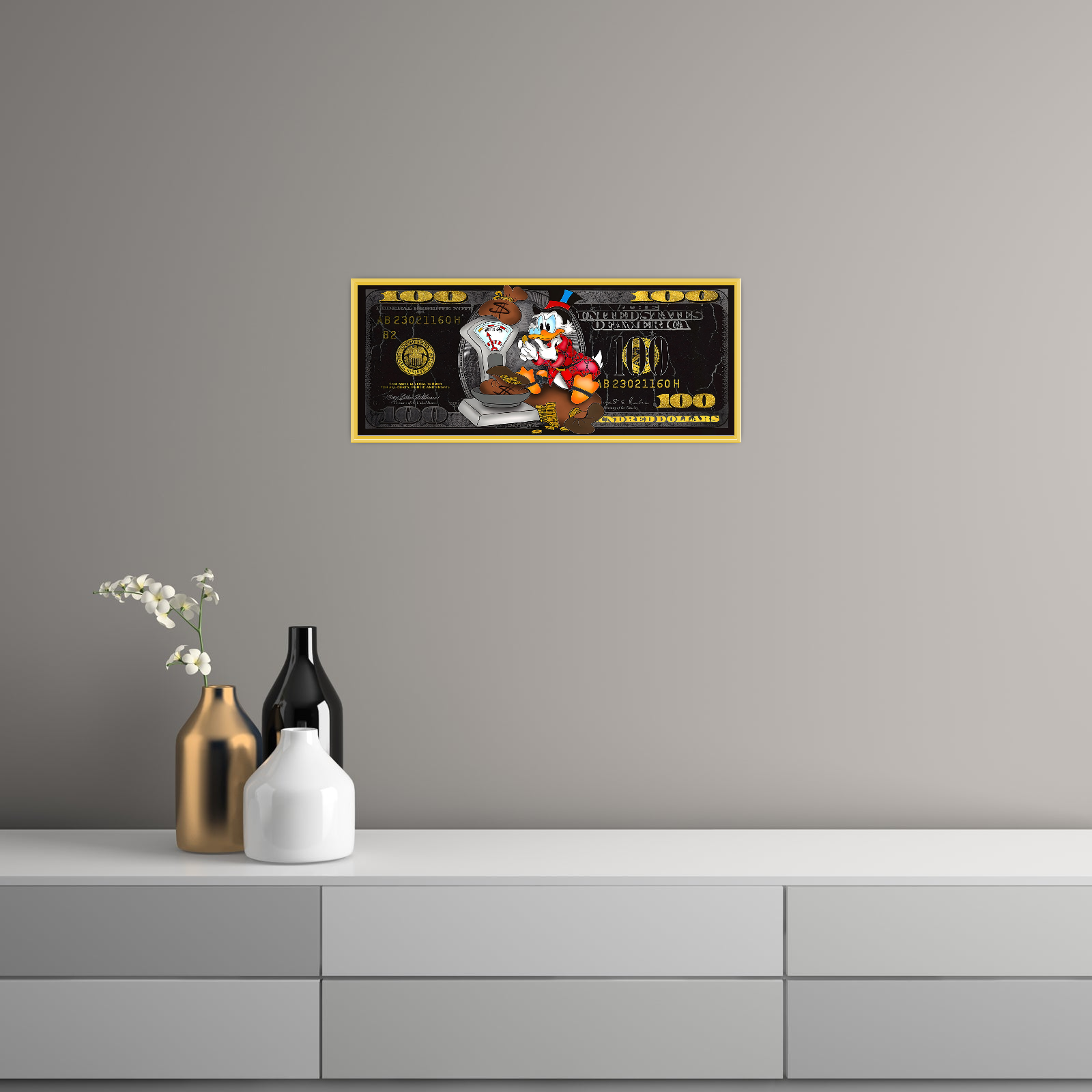 Weighing the Fortune – Pop Art Dollar Edition