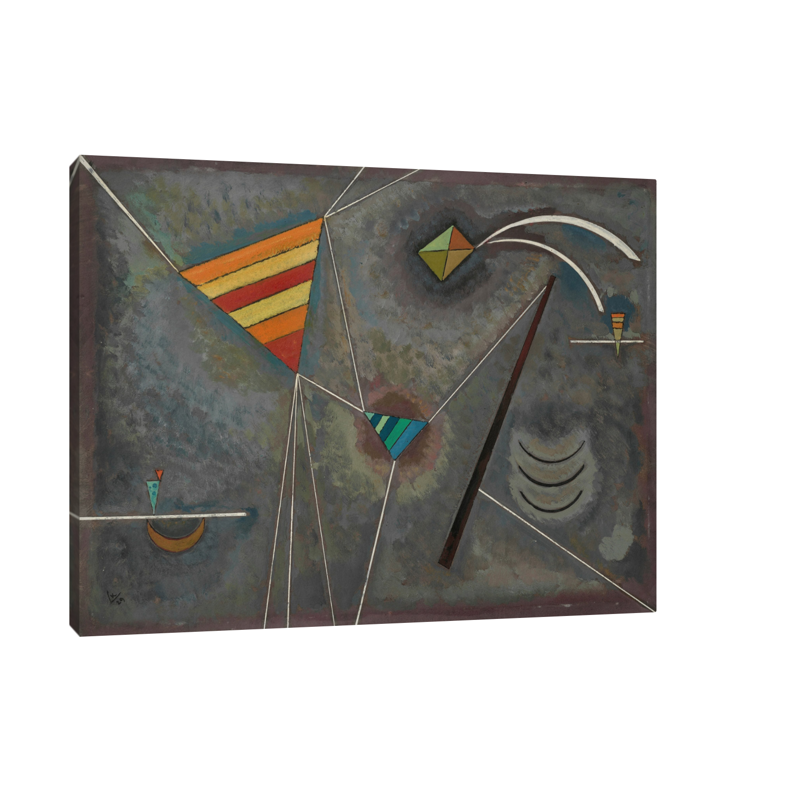 Umetnička slika ​Weissgebunden, Wassily Kandinsky na platnu - NS Canvas Shop