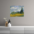 Umetnička slika ​Wheat Field with Cypresses, Vincent van Gogh na platnu - NS Canvas Shop