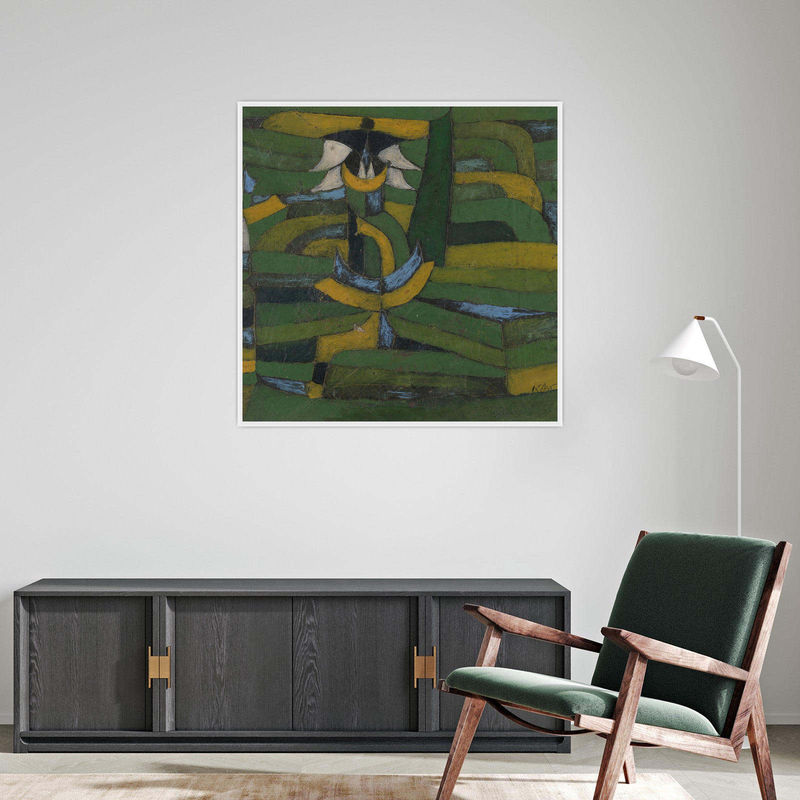 Umetnička slika ​White Blossom in the Garden, Paul Klee na platnu - NS Canvas Shop