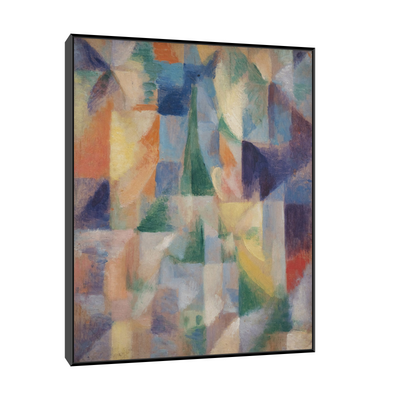 Umetnička slika ​Window overlooking the city, Robert Delaunay na platnu - NS Canvas Shop