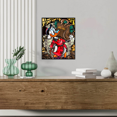 Work Hard – Pop Art Duck Edition