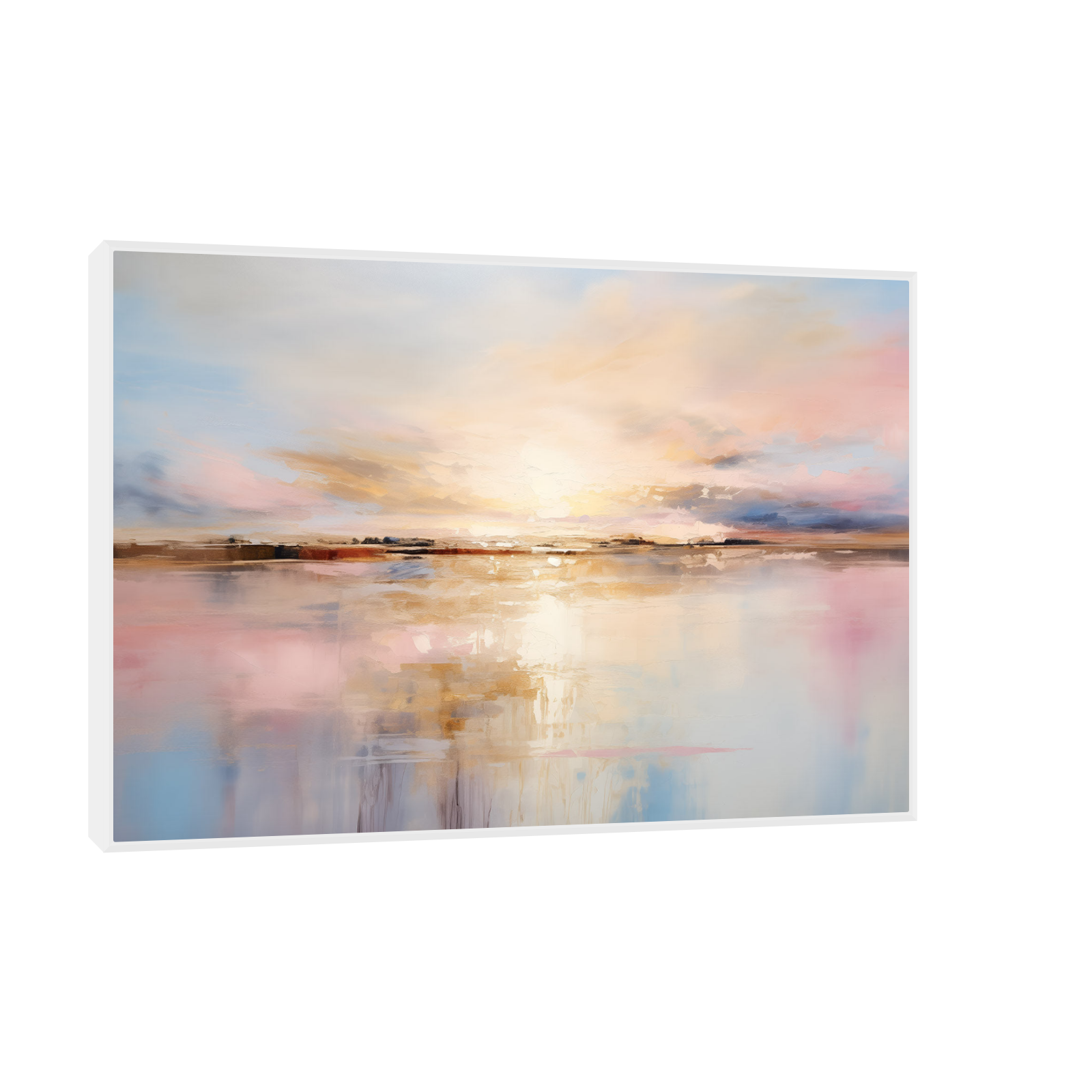Umetnička slika ​Zalazak pored mora na platnu - NS Canvas Shop