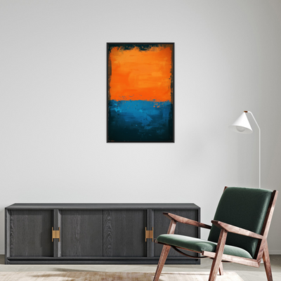 Umetnička slika ​Zalazak pored mora na platnu - NS Canvas Shop