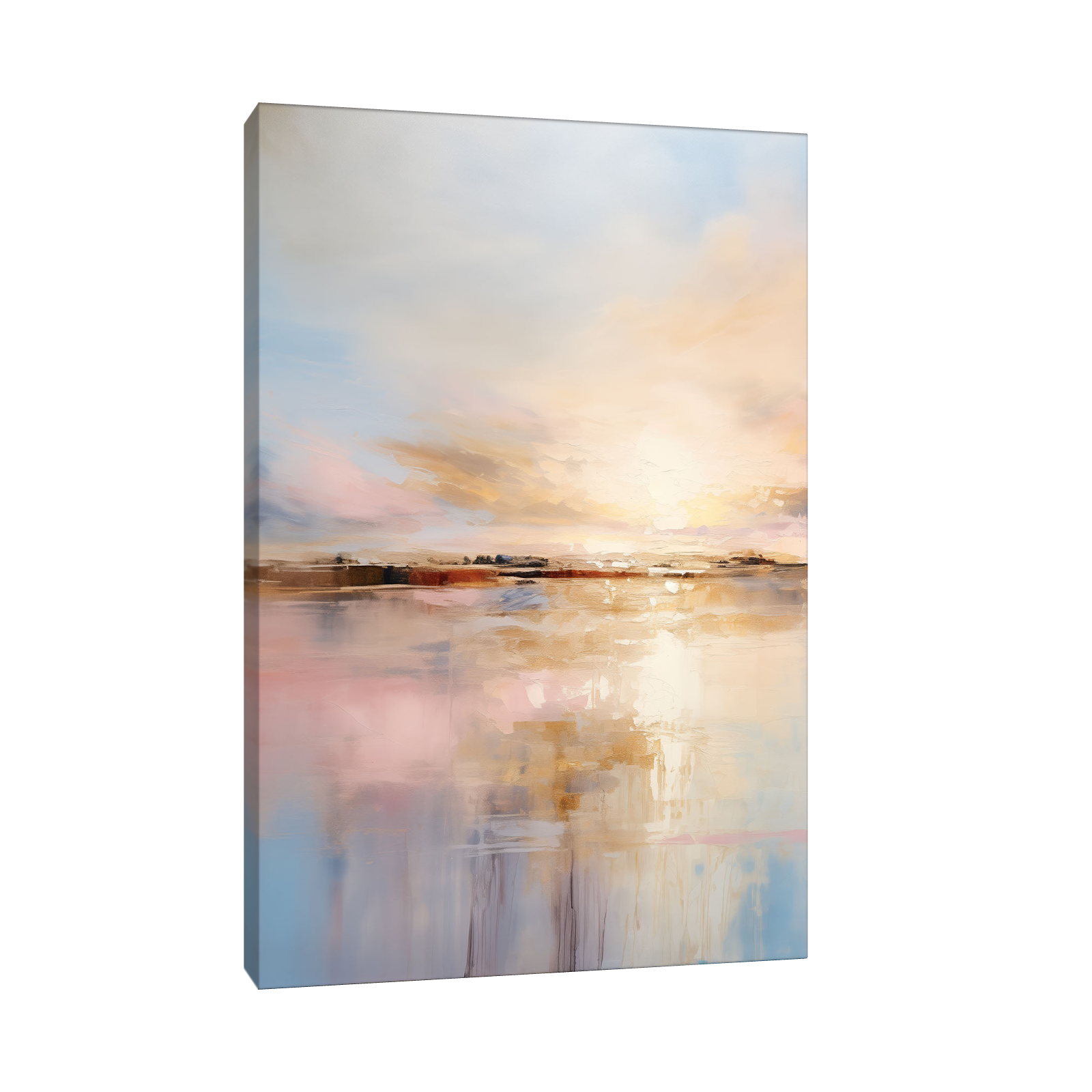 Umetnička slika ​Zalazak pored mora II na platnu - NS Canvas Shop