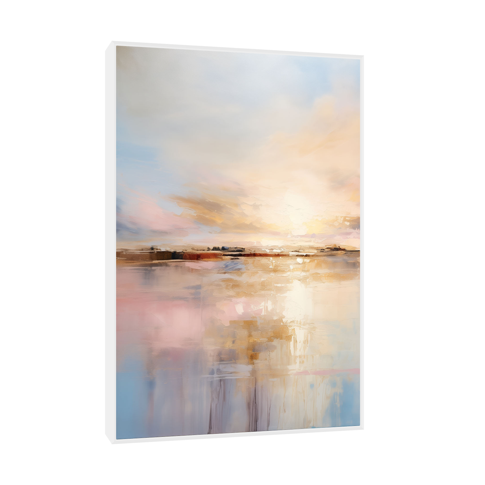 Umetnička slika ​Zalazak pored mora II na platnu - NS Canvas Shop